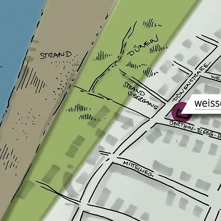Apartment Weisse Duene - Ost